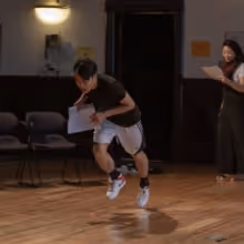 Photo Flash: In Rehearsal with Steppenwolf's THE GREAT LEAP