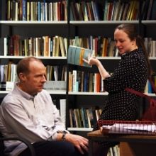 Photo Flash: See Rosie Sheehy and Jonathan Slinger in OLEANNA at Theatre Royal Bath