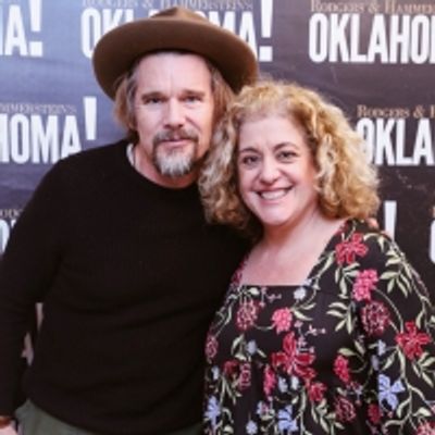Photo Flash: Ethan Hawke, Conrad Ricamora and Gaten Matarazzo Stopped by OKLAHOMA!