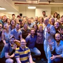 Photo Flash: George Takei Visits FIDDLER ON THE ROOF IN YIDDISH