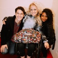 Photo Flash: Darren Criss and Lena Hall Stop By OKLAHOMA! On Broadway