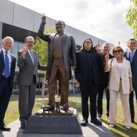 Michael Gudinski AM Statue Unveiled at Melbourne's Rod Laver Arena