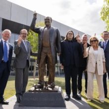 Michael Gudinski AM Statue Unveiled at Melbourne's Rod Laver Arena