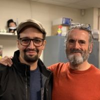 Photo Flash: Lin-Manuel Miranda Visits FIDDLER ON THE ROOF IN YIDDISH