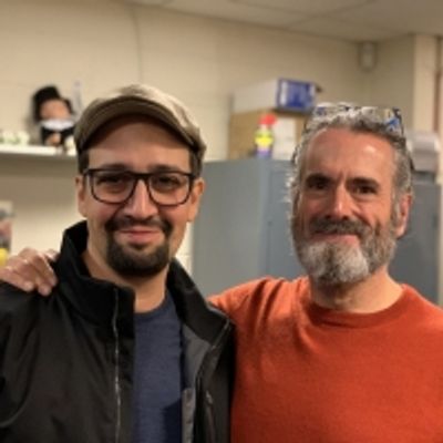Photo Flash: Lin-Manuel Miranda Visits FIDDLER ON THE ROOF IN YIDDISH
