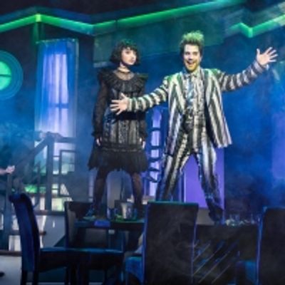 Exclusive: First Look at Justin Collette and the Cast of BEETLEJUICE on Tour