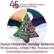 Toronto Children's Chorus Returns To Roy Thomson Hall, December 17