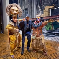 Photo: Chance The Rapper Visits THE LION KING on Broadway