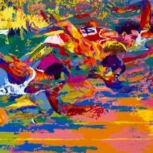 LeRoy Neiman Opens The Brand New U.S. Olympic Museum July 30