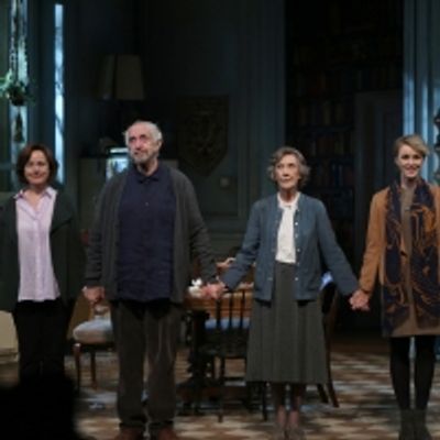 Photo Coverage: Jonathan Pryce, Eileen Atkins, and the Cast of THE HEIGHT OF THE STORM Take Their Opening Night Bows