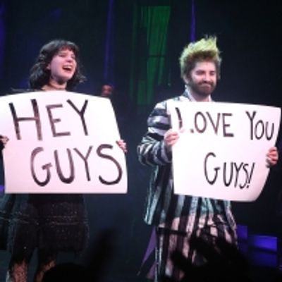Photos: The Cast of BEETLEJUICE Take Their Closing Night Curtain Call