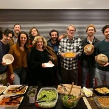 Photo Flash: OKLAHOMA! Celebrates Thanksgiving With a Potluck With Ben Stiller and Hi