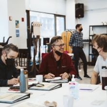 Photos: Go Inside the First Day of Rehearsals for HANGMEN on Broadway