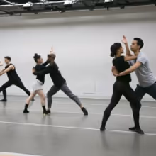 Photo Flash: Choreographer Joshua Beamish in the Lab With Dance Lab New York