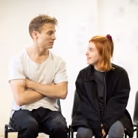 Photo Flash: Inside Rehearsal For THE GIRL WHO FELL at Trafalgar Studios