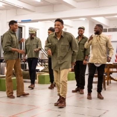 Photo Flash: Take a Look at Rehearsal Photos from Roundabout&#039;s A SOLDIER&#039;S PLAY