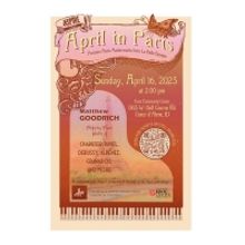 Aspire Presents Matthew Goodrich in APRIL IN PARIS This Month