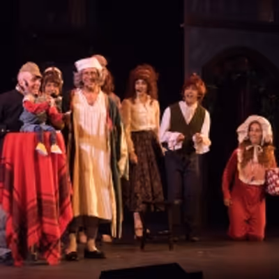 Photo Coverage: Curtain Call And Press Night Of The Troubies' A CHRISTMAS CAROLE KING