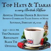 The Cumberland Valley School of Music Presents 26th Annual Dinner Dance & Auction