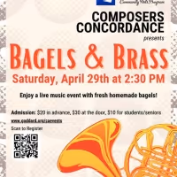 Composers Concordance Presents BAGELS & BRASS This April