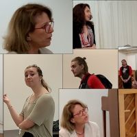 Photo Flash: Inside The Rehearsal Room For RUNNING: A NEW PLAY At New York Theater…