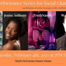 Mark DeGarmo Dance Broadcasts its Virtual Salon Performance Series for Social Change 