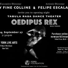 Tabula Rasa Dance Theater OEDIPUS REX Reimagines 2020 Pandemic Nightclub At New York…