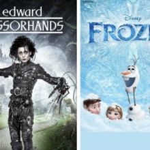 The Warner Will Screen EDWARD SCISSORHANDS and FROZEN This Month