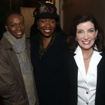 Photos: New York Governor Kathy Hochul Stops by Broadway&#039;s GIRL FROM THE NORTH COUNTRY