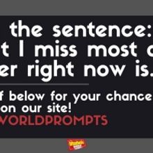 #BWWPrompts: What I Miss Most About Theatre Right Now Is...