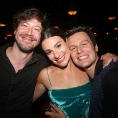 Photos: FUNNY GIRL&#039;s Lea Michele Celebrates With SPRING AWAKENING Pals, Ryan Murphy and More
