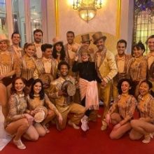 Concha Velasco visita A CHORUS LINE en Madrid
