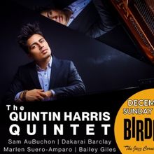 The Quintin Harris Quintet to Debut at Birdland Jazz in December
