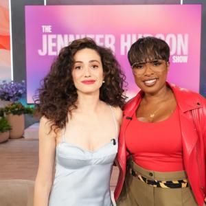 Emmy Rossum and La La Anthony Visit THE JENNIFER HUDSON SHOW
