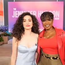 Emmy Rossum and La La Anthony Visit THE JENNIFER HUDSON SHOW