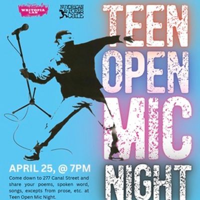 Teen Open Mic Night to Take Place at Banksy Museum