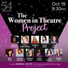 THE WOMEN IN THEATRE PROJECT to Play 54 Below This Month
