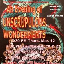 Barnstable Comedy Club Presents AN EVENING OF UNSCRUPULOUS WONDERMENTS