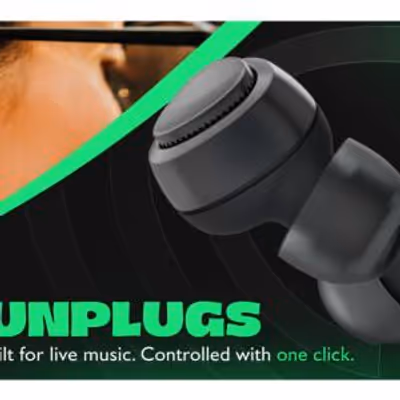 Unplugs Transparent Earplugs Now Available at 60 Live Nation Venues