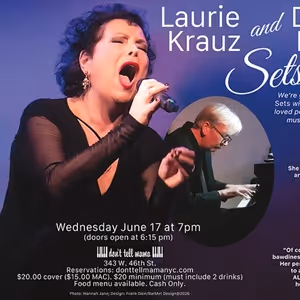 Interview: Laurie Krauz Talks SETS_V3 at Don't Tell Mama