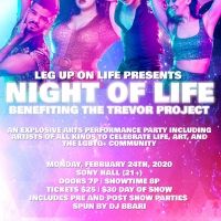 NIGHT OF LIFE Comes to Sony Hall Benefiting The Trevor Project