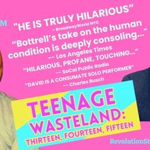 Previews: DAVID DEAN BOTTRELL: TEENAGE WASTELAND at Revolution Stage Company