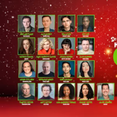Cast Set For DR. SEUSS'S HOW THE GRINCH STOLE CHRISTMAS! THE MUSICAL at Leeds Playhou