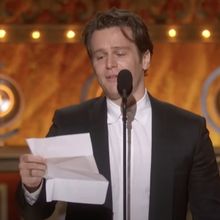 Video: Jonathan Groff Accepts Tony Award For MERRILY WE ROLL ALONG