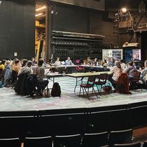 Cast Set for LUCKY STIFF at FIM Flint Repertory Theatre