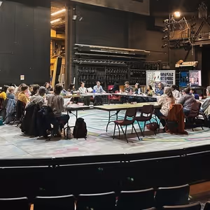 Cast Set for LUCKY STIFF at FIM Flint Repertory Theatre