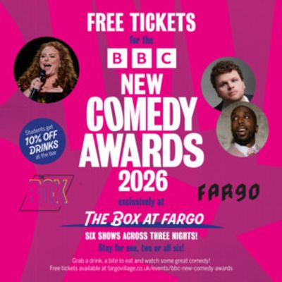 Free Tickets Available For BBC New Comedy Awards at The Box at Fargo, Coventry