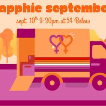 SAPPHIC SEPTEMBER to be Presented at 54 Below This Fall