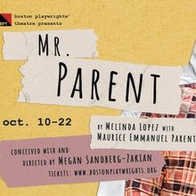 MR. PARENT to Open At Boston Playwrights Theatre This Week