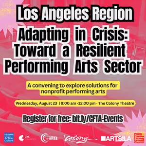 'Adapting in Crisis: Toward a Resilient Performing Arts Sector' to be Presented at…